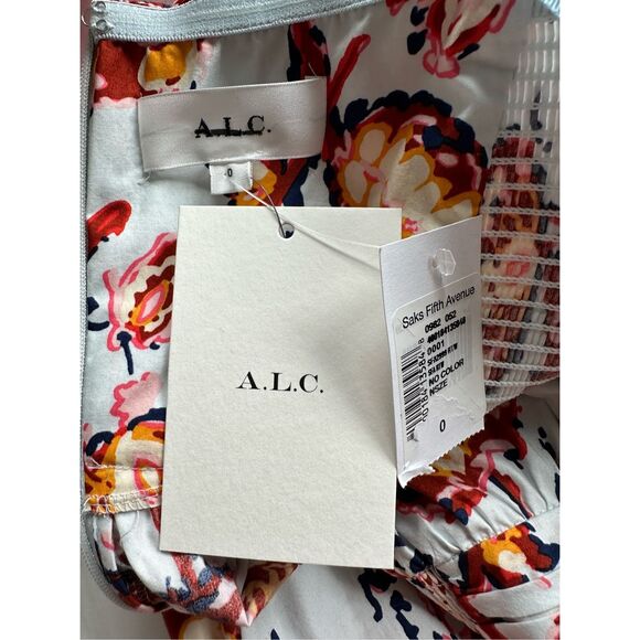 NWT A.L.C Tate Strapless A-line Maxi Dress Multicolor Size 0 $495 - Picture 14 of 14